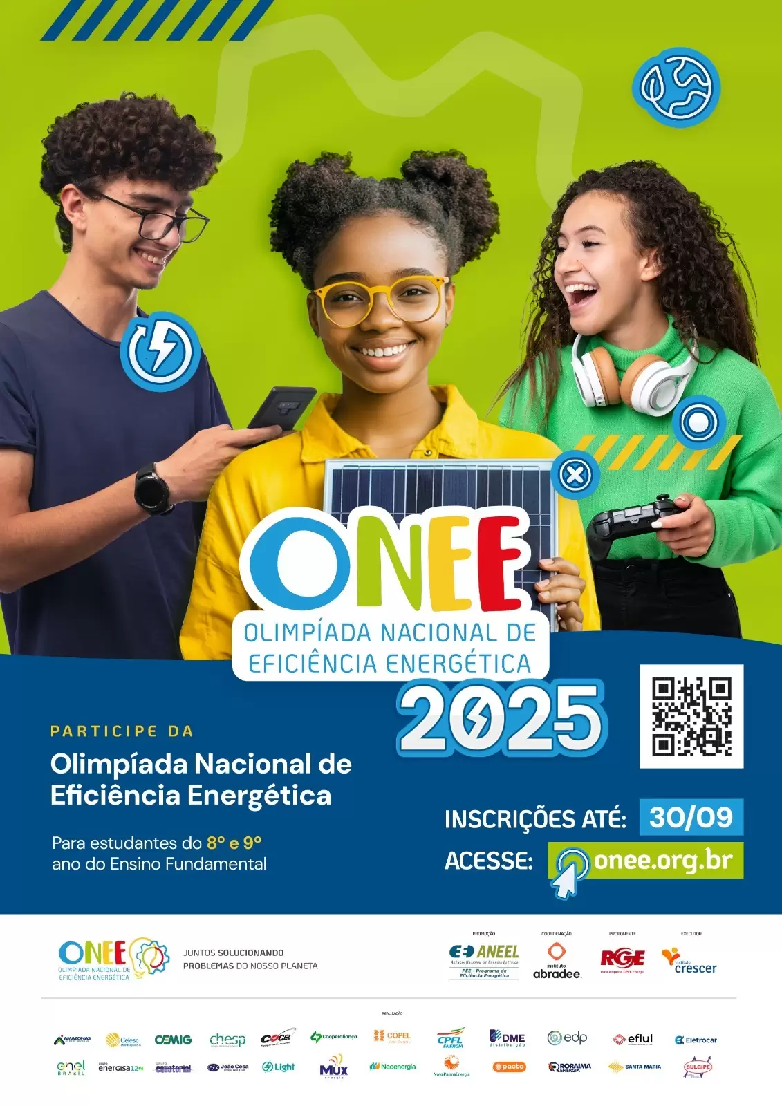 Educação e sustentabilidade: ANEEL abre inscrições para Olimpíada de Eficiência Energética